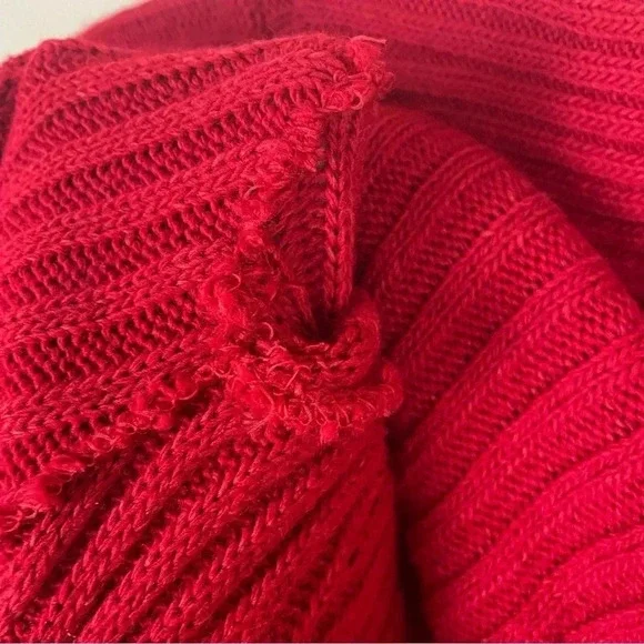 Style One Ribbed  Eyelet Sweater - Picture 9 of 9